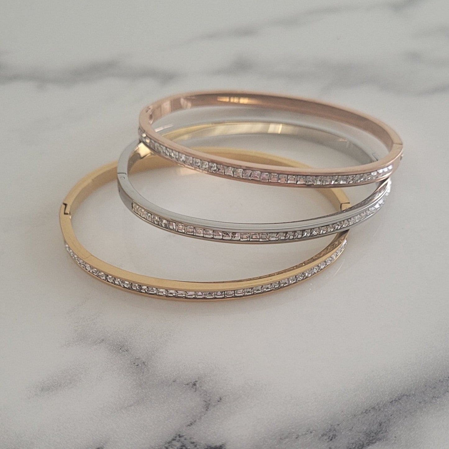 Bracelet Jonc Strass